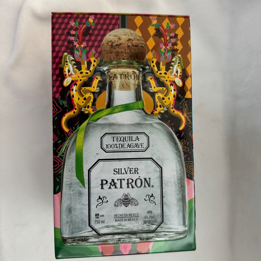Patron Silver Tequila Tin Box Limited Edition For 750 ml Bottle Collectors - Picture 3 of 9